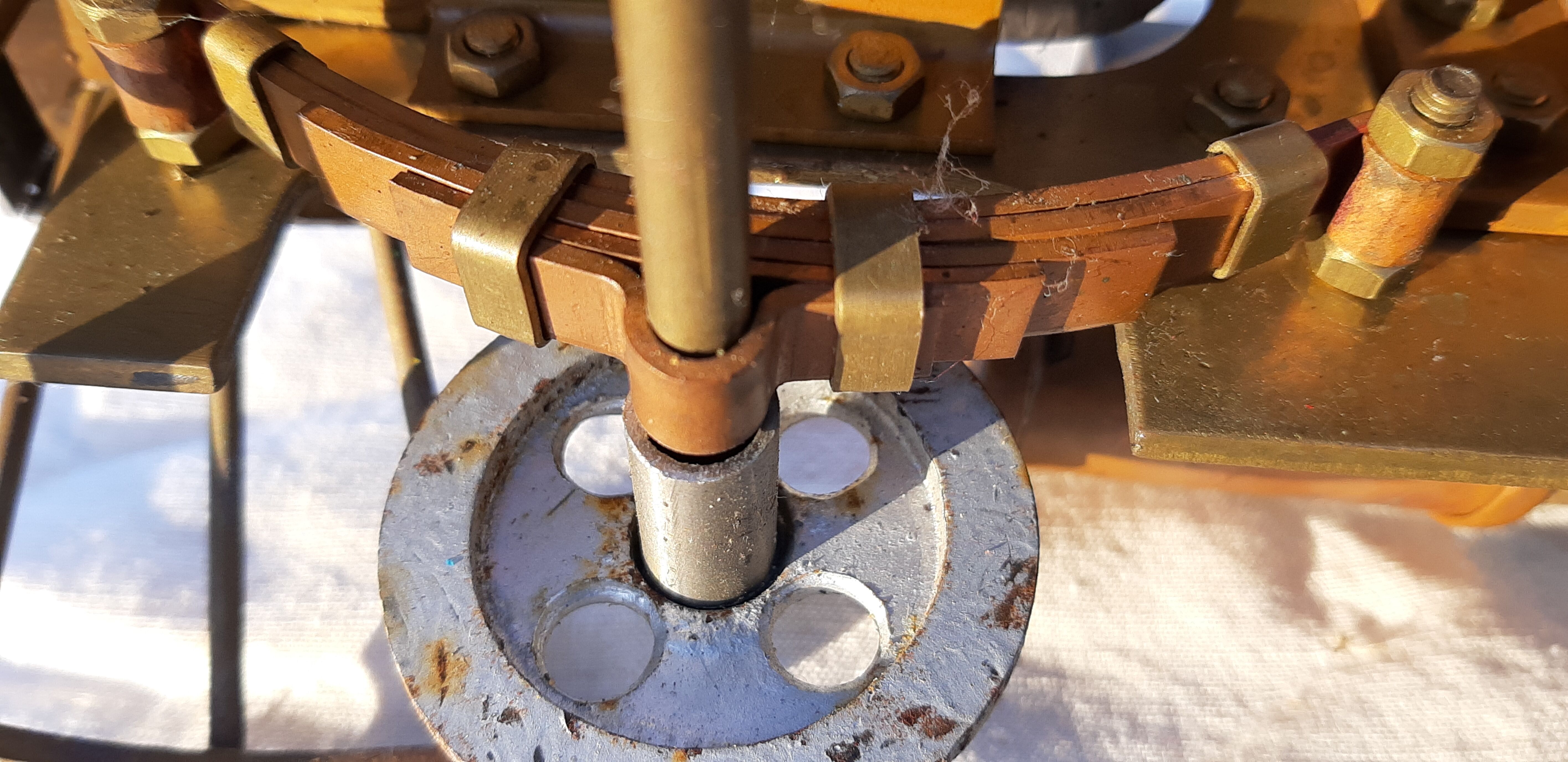 Locomotive copper red