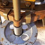 Locomotive copper red