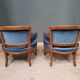Paire de fauteuil bas de style Louis XV