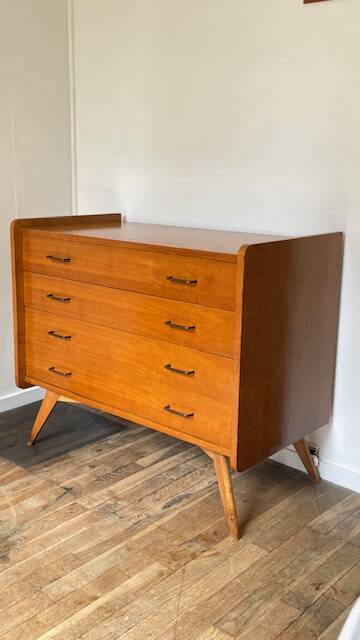 COMMODE Pieds Compas VINTAGE