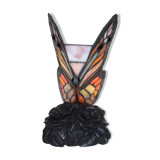 Original mood lamp, butterfly way / multicolored stained glass windows