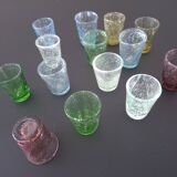 14 biot blown glasses