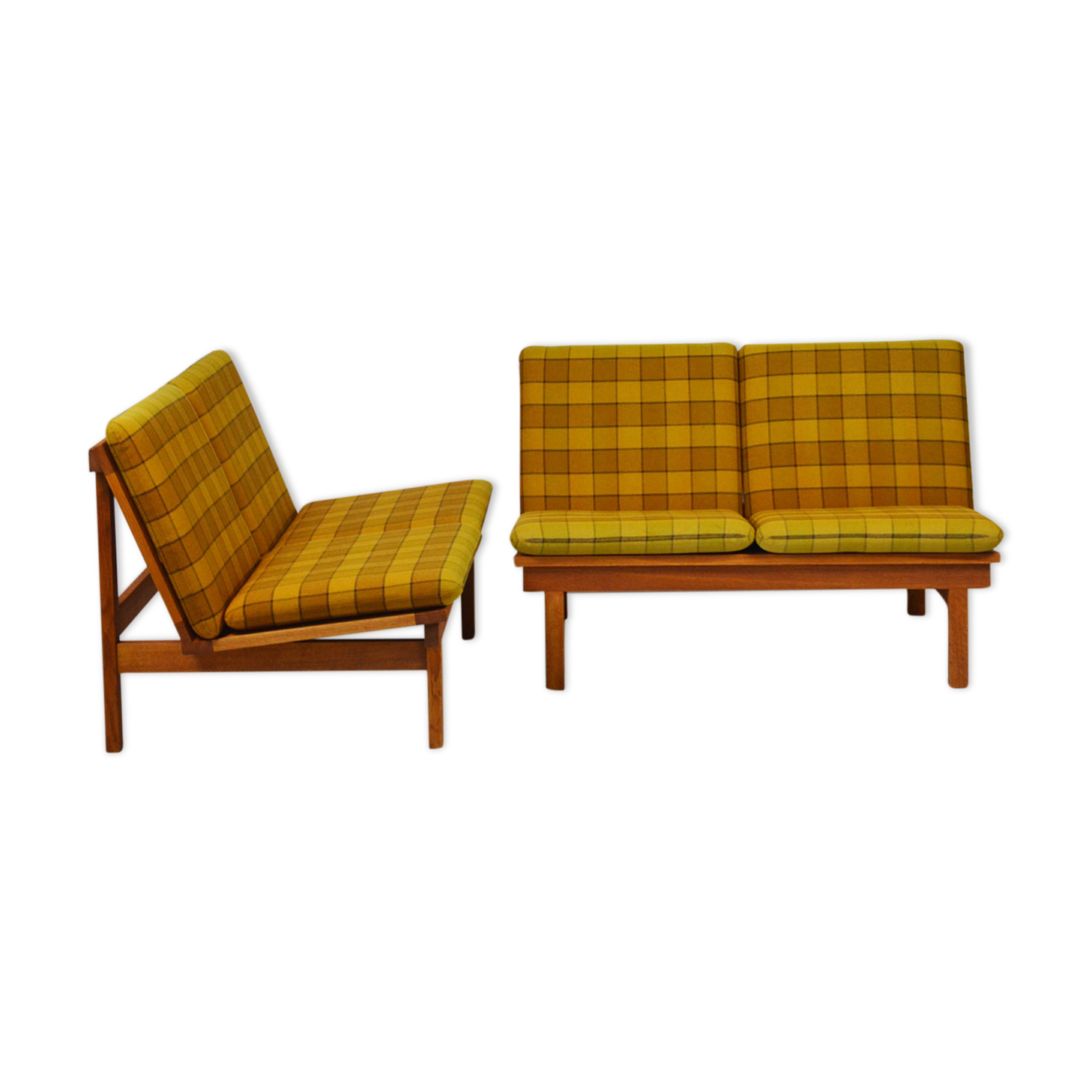 Borge Mogensen model 2219 oak sofa for Fredericia