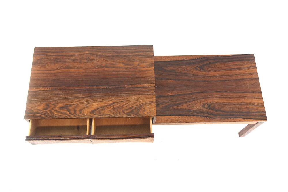 Scandinavian bench in rosewood, Glas & Trä, Hovmantorp, Sweden, 1960