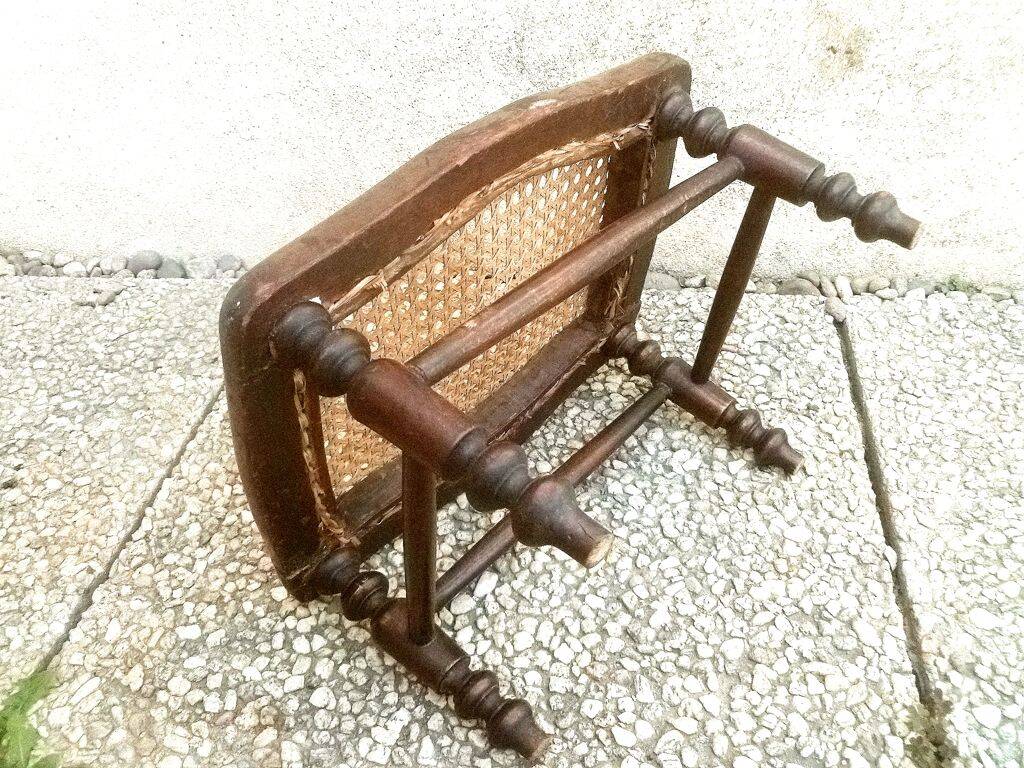 repose pied , cannage , vintage
