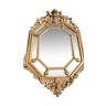 Golden parclose octagonal mirror