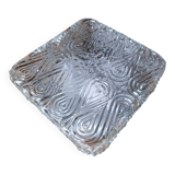Square glass ceiling light
