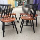 Lot of 6 fanett model chairs