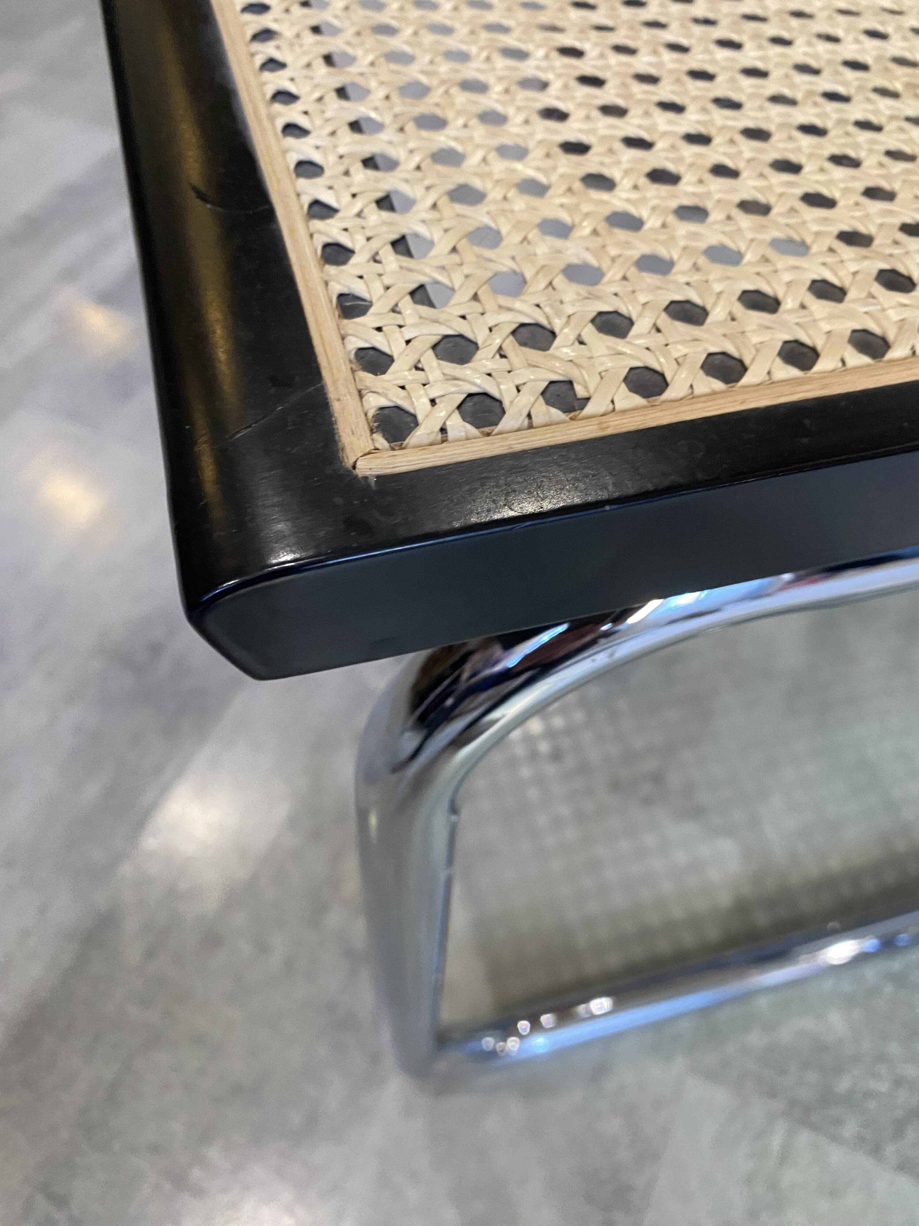 Cesca B32 chair vintage Marcel Breuer Italy