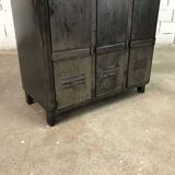 Industrial vintage wardrobe 3 doors