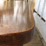 Rectangular Scandinavian butterfly table in solid wood
