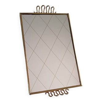 Vintage tray mirror