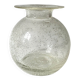 Blown glass vase with bubbles from Biot, France 1970