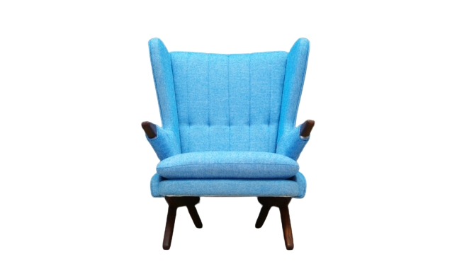 Fauteuil danois en teck par Svend Skipper, années 1960