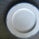 Assiette plate décor bleu Porcelaine de Sologne– 26 cm