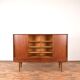 Mid-Century Danish Teak Highboard Model 13 by Gunni Omann for Omann Jun