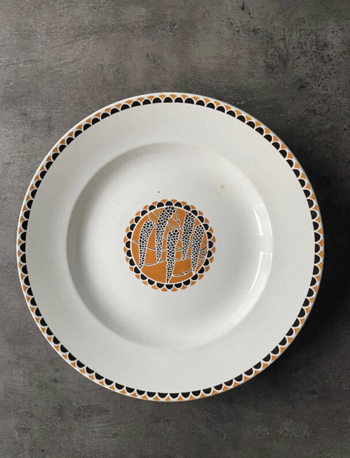 Vintage Sarreguemines dish