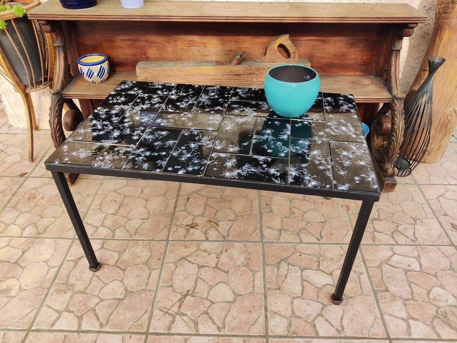 Earthenware coffee table