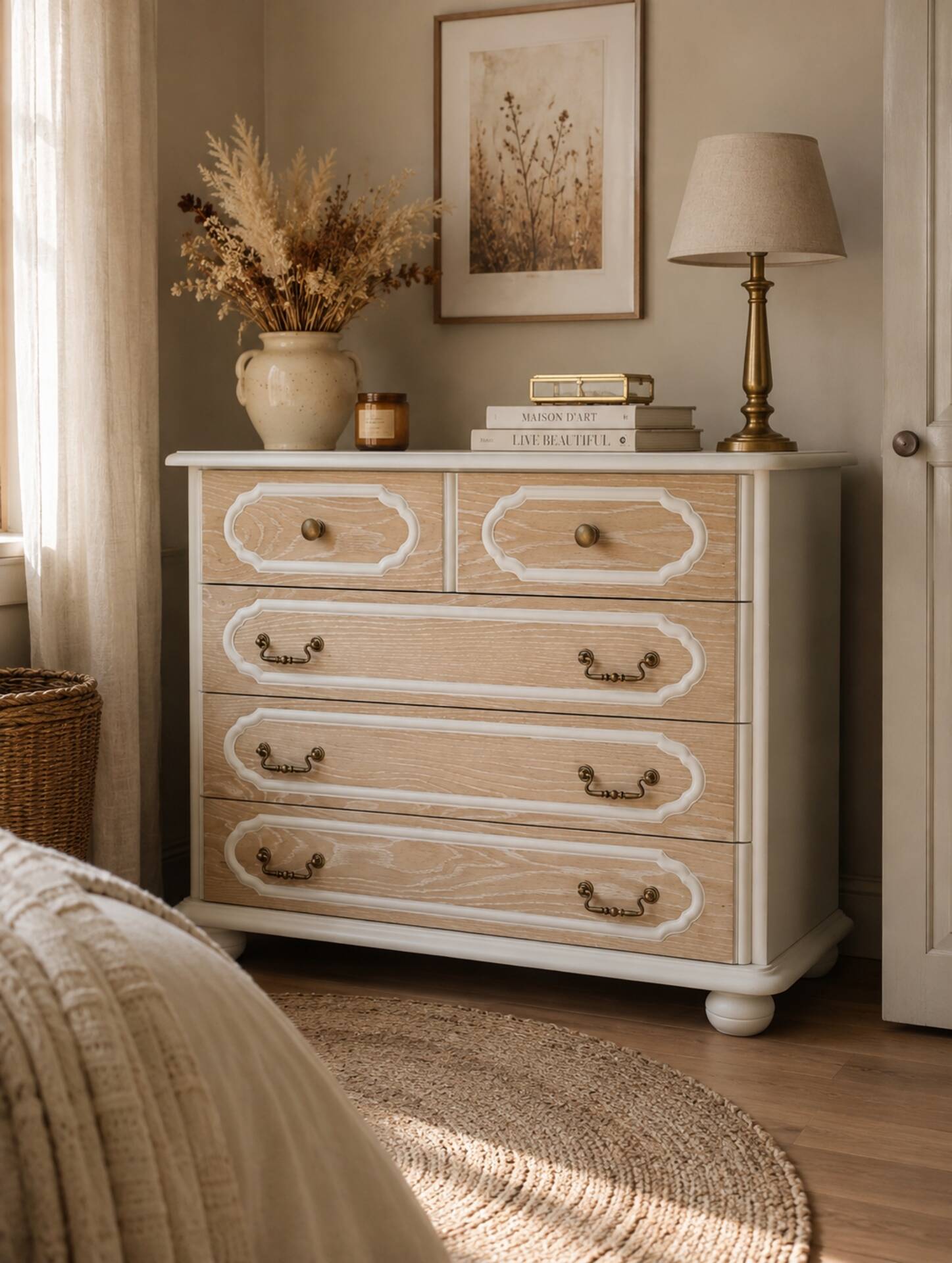 Commode cérusée