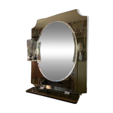 Illuminated bathroom wall mirror 70s