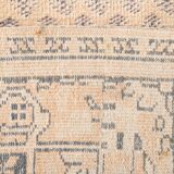 6x8 Vintage Cream & Black Oriental Persian Rug, 176x259Cm