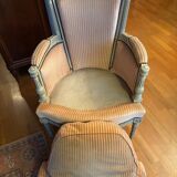 Louis XVI style bergère armchair