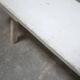 Vintage wooden farmhouse bench