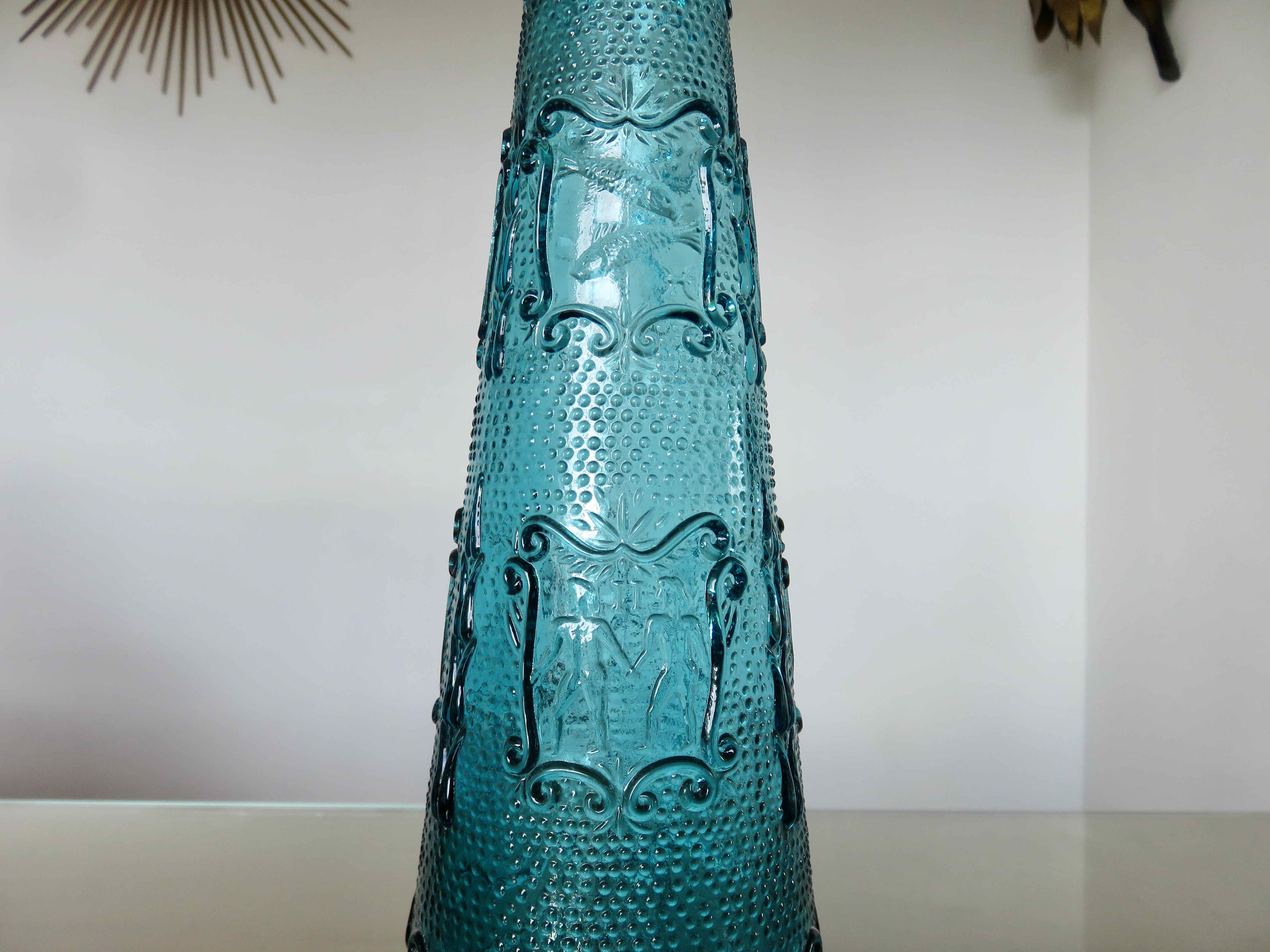 Empoli Italy bottle in glass 60s 70s