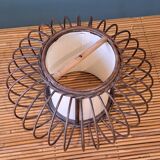 Rattan lampshade