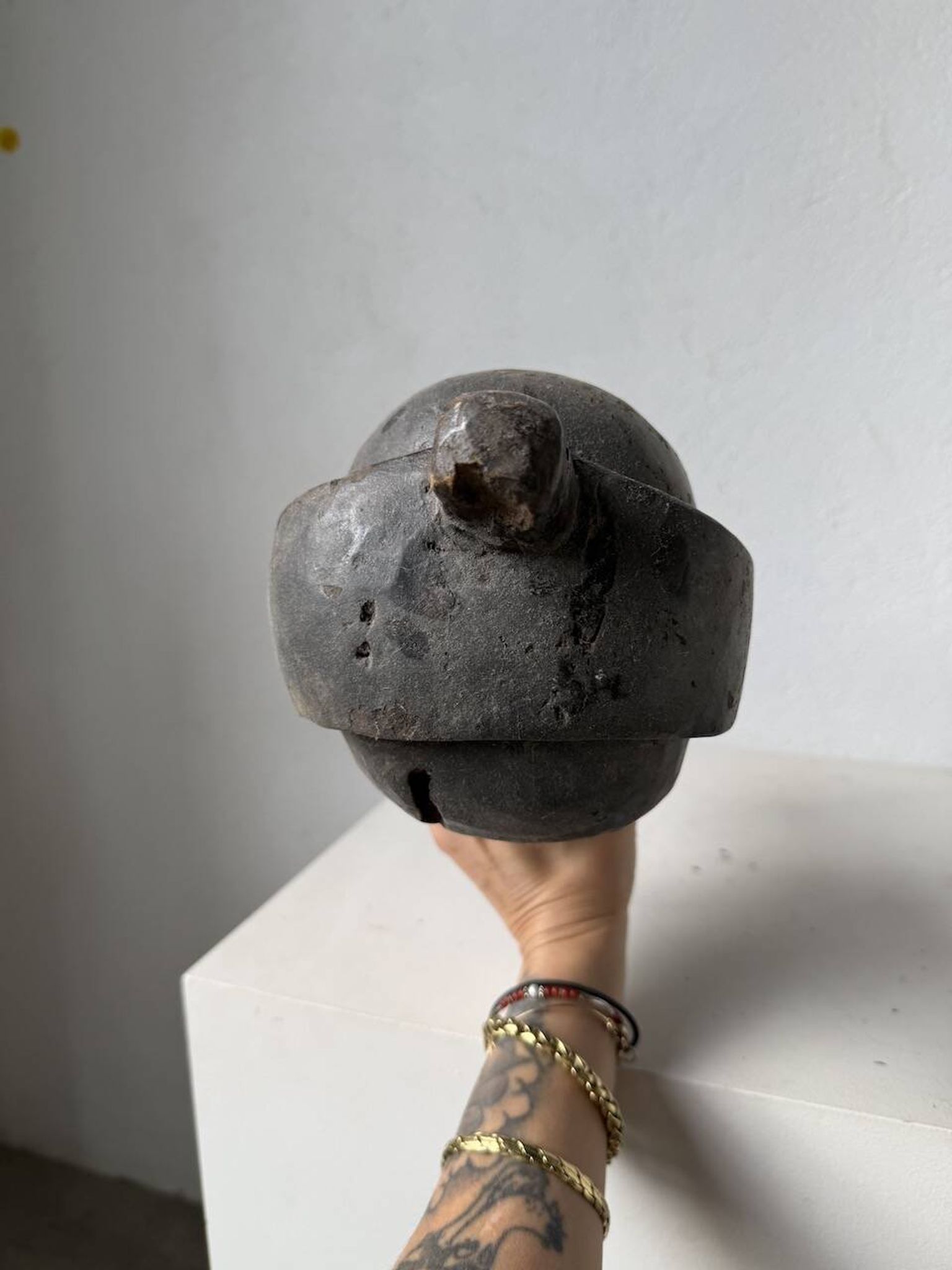 Tête de reliquaire africaine Fang
