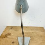 Grey Industrial Gooseneck Table Lamp from Zaos, 1960s