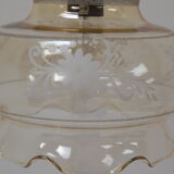 Mid-century Glass Pendant,1970's.