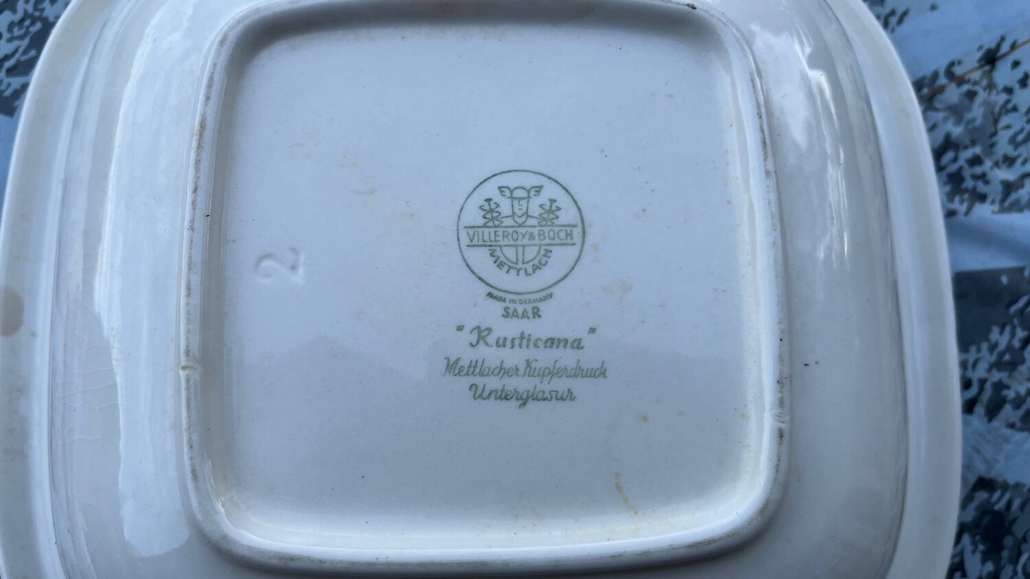 Salad bowl Villeroy and Boch 1960