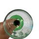 Set of 10 vintage green glass wine glasses Luminarc Alsace