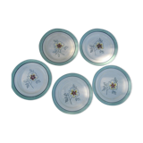 5 plates Ceranord St Amand model Eglantine
