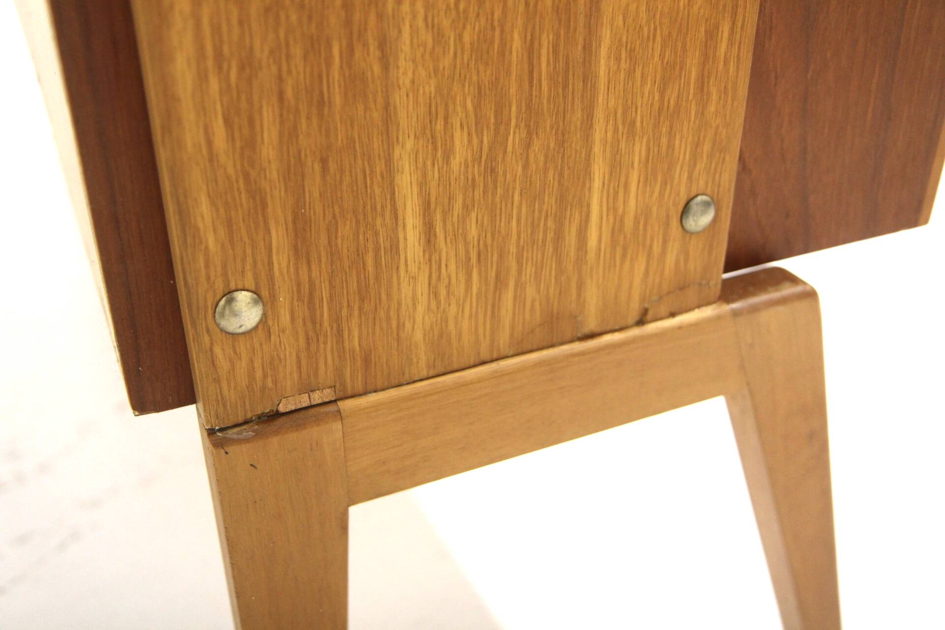 Scandinavian teak and oak secretary, Sweden, 1950