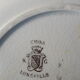 KG Lunéville model China diam 24 cm earthenware plate