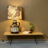 70′ brown ceramic lamp