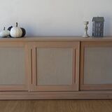 Scandinavian woden long sideboard.