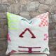 Handmade Berber wool cushion: Moroccan Kilim cushion (45x45cm)
