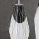 1970s Glass Pendant , Czechoslovakia