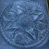 Crystal trivet 22 cm cut