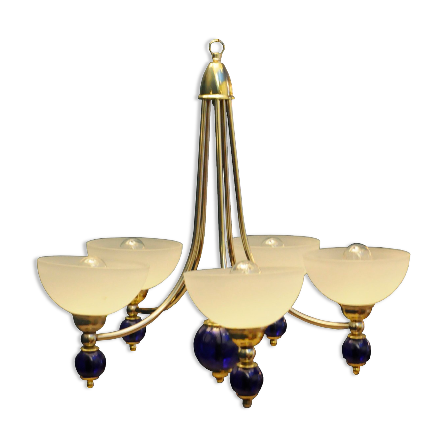 Italian chandelier signed