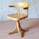Fauteuil de bureau pivotant by ZPM Radomsko 1950 vintage