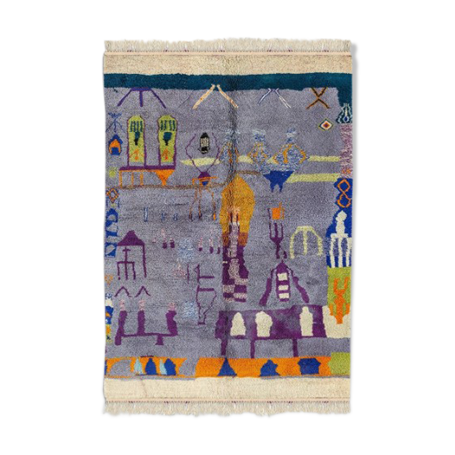Colorful berbere mrirt carpet matisse 255 X 155