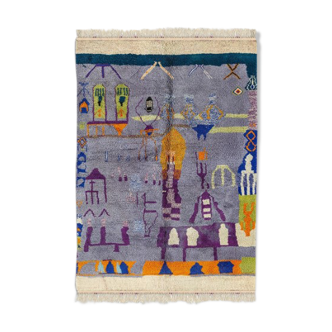 Colorful berbere mrirt carpet matisse 255 X 155