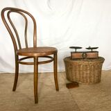 Set of 5 chairs Bistro cannate early twentieth