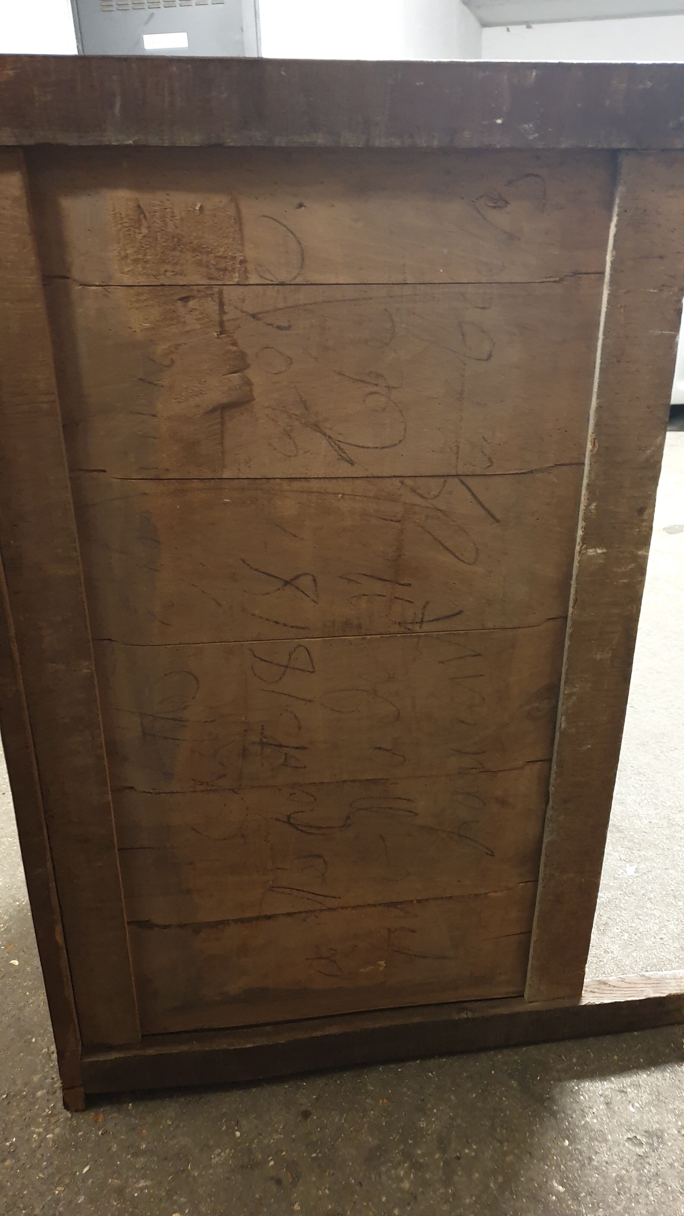 Louis XVI walnut chest of drawers