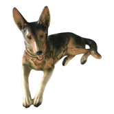 Chien berger allemand céramique Allemande