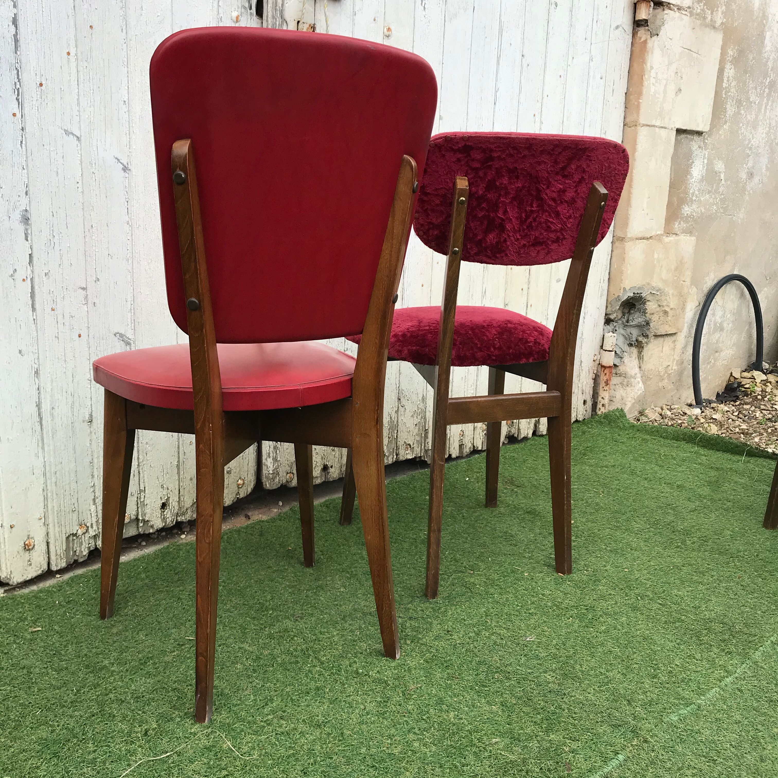 Set of 6 chairs 1960